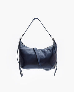 Borsa in pelle CARRIE blu - LOVING BAGS