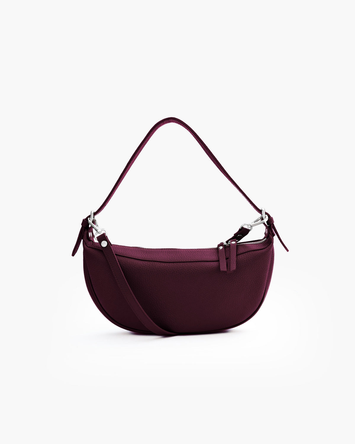 Borsa in pelle RACHEL MIGNON bordeaux - LOVING BAGS