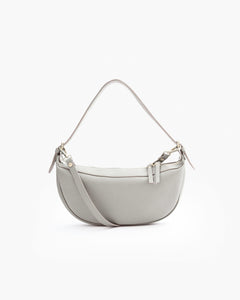 Borsa in pelle RACHEL MIGNON grigio perla - LOVING BAGS