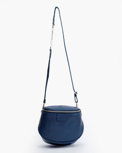 Baby ISABELLA borsa in pelle BLU NAVY - LOVING BAGS