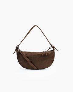 Borsa in suede RACHEL MIGNON marrone - LOVING BAGS