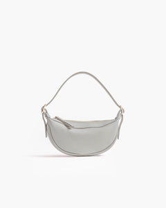 Borsa in pelle RACHEL NANO grigio perla - LOVING BAGS