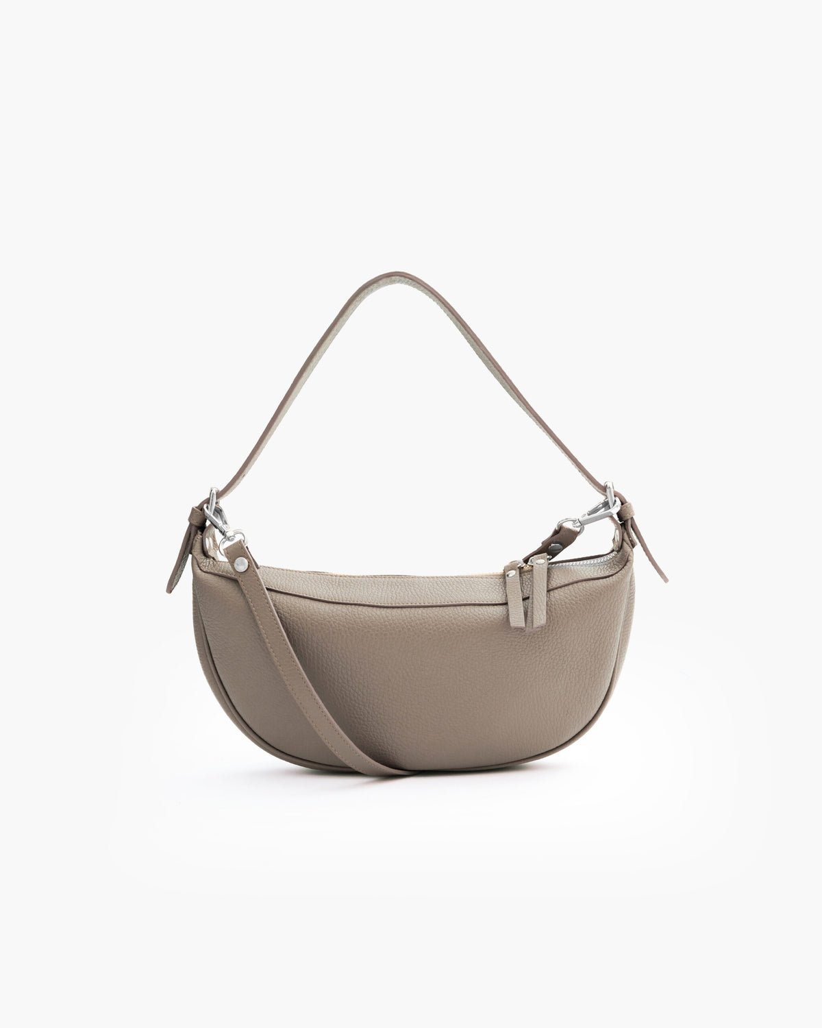 Borsa in pelle RACHEL MIGNON tortora - LOVING BAGS