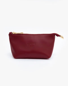 Beauty case in pelle NOAH - BORDEAUX