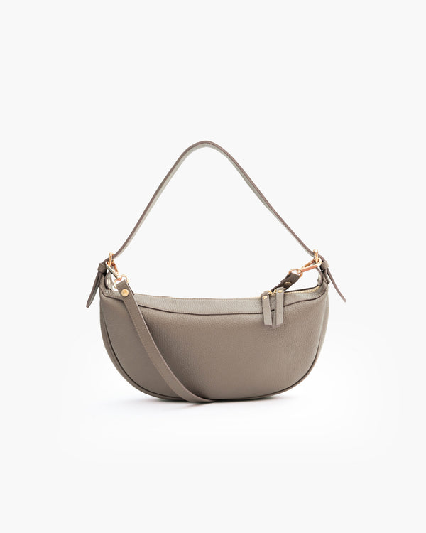 Borsa in pelle RACHEL MIGNON tortora - LOVING BAGS