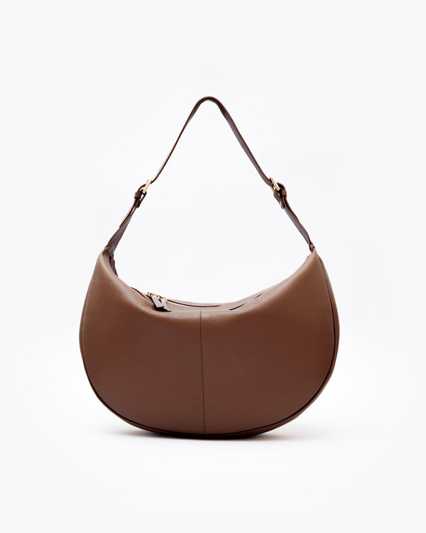 Borsa in pelle RACHEL marrone - LOVING BAGS