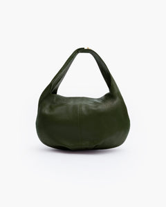 Borsa in pelle AMINA verde foresta - LOVING BAGS