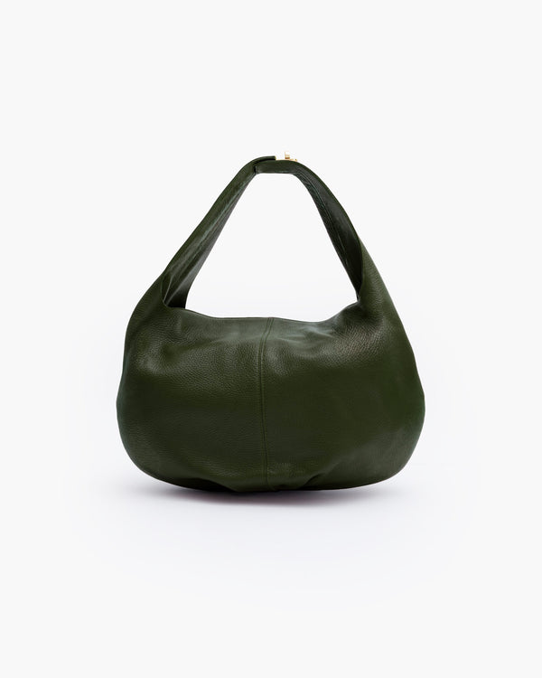 Borsa in pelle AMINA verde foresta - LOVING BAGS