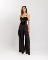 Pantaloni palazzo con cintura - 773 Nos