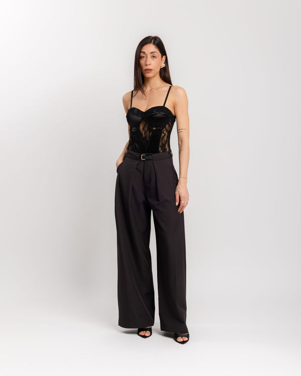 Pantaloni palazzo con cintura - 773 Nos