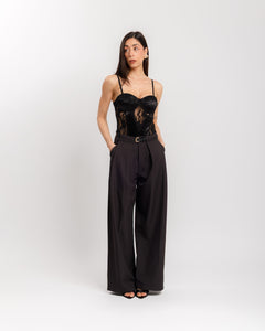 Pantaloni palazzo con cintura - 773 Nos