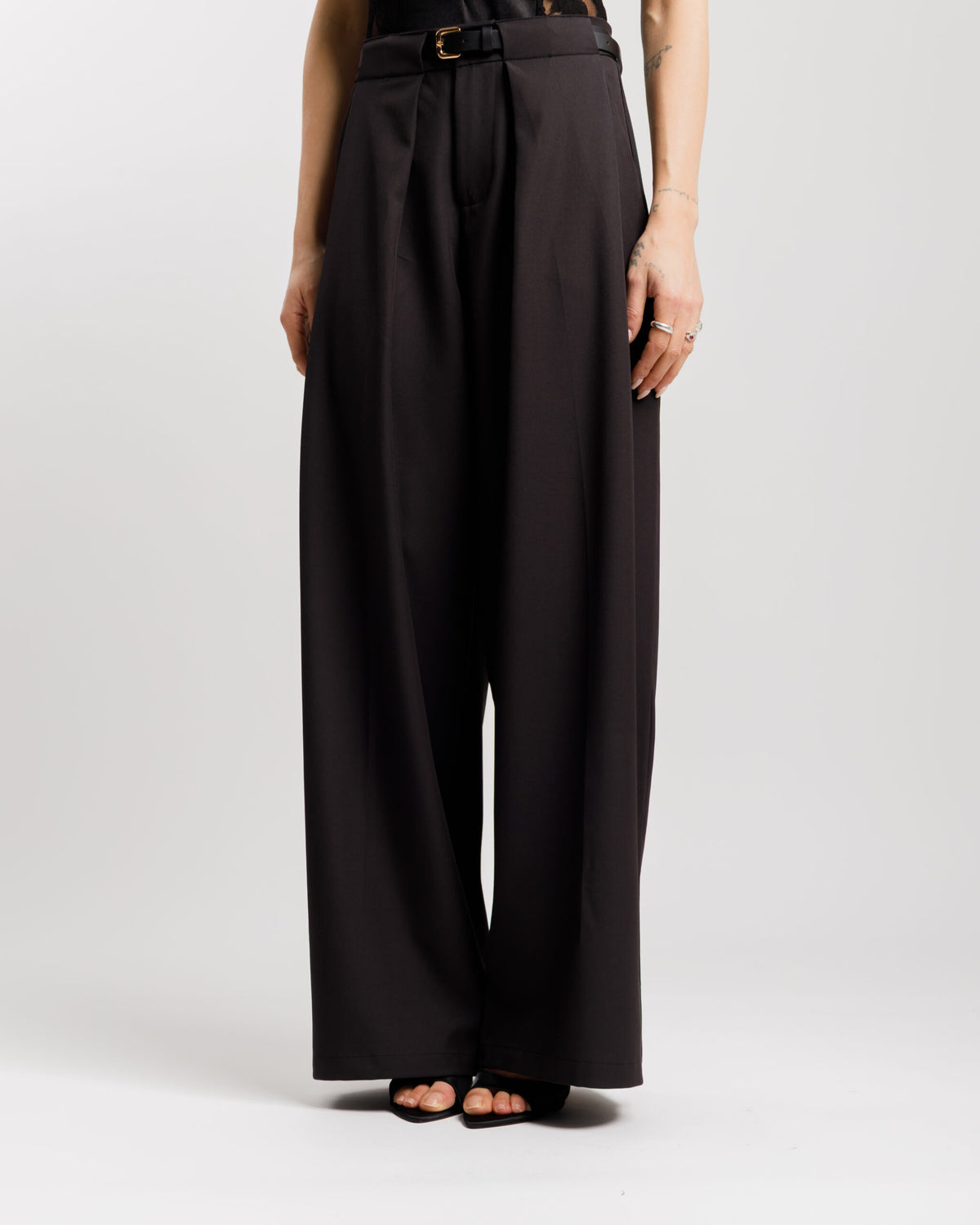 Pantaloni palazzo con cintura - 773 Nos