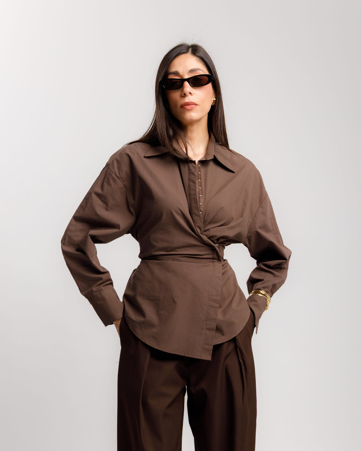 Camicia in cotone slim - PF528 slcA