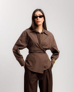 Camicia in cotone slim - PF528 slcA