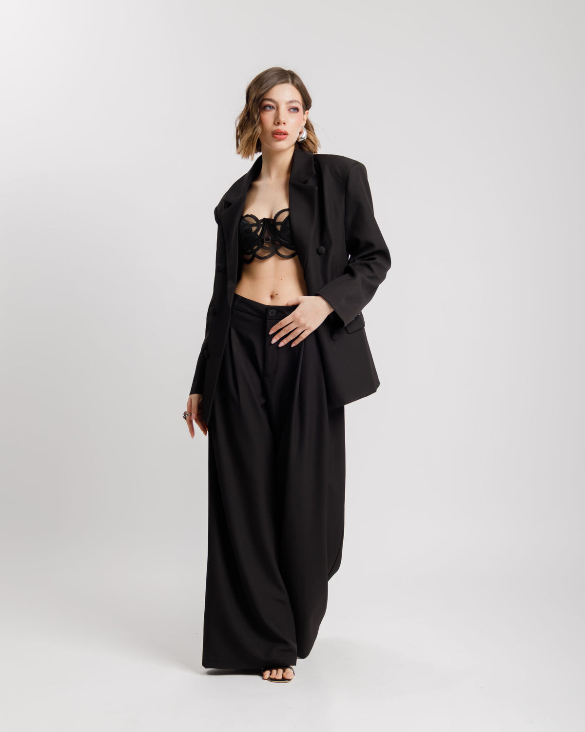Tailleur doppio petto NERO - EC13103