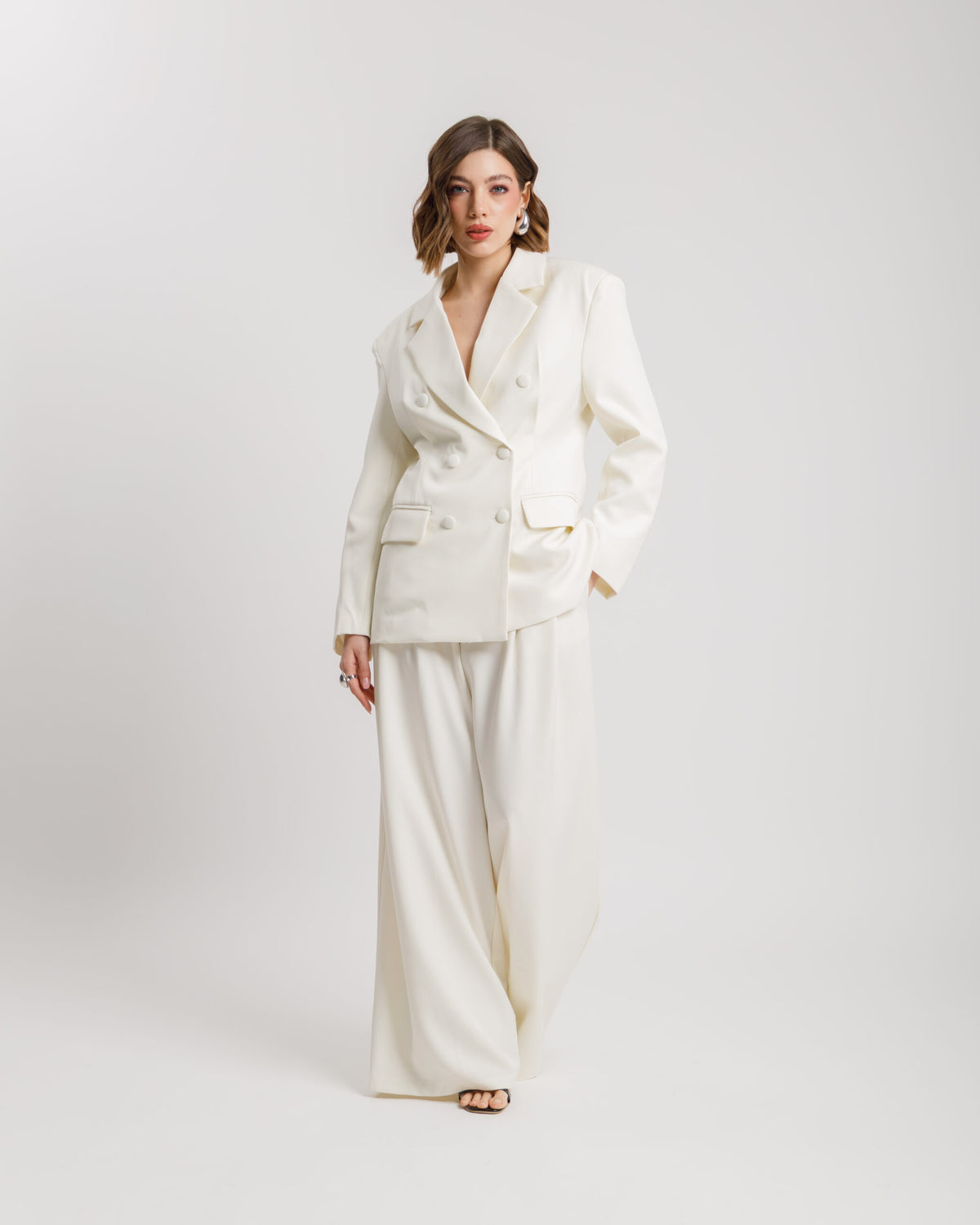 Tailleur doppio petto PANNA - EC13103
