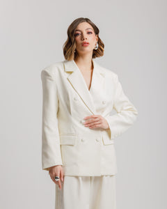 Tailleur doppio petto PANNA - EC13103