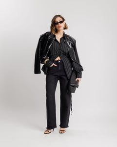 Jeans straight NERO CARBONE - 9334