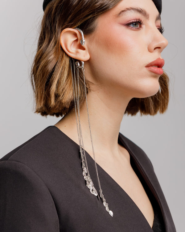 Ear-cuff snake con pendenti - DO82688