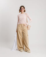 Pantaloni barrel con tasche  - CHB8753