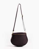 Borsa ISABELLA con tracolla in pelle PRUGNA - LOVING BAGS