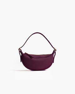 Borsa in pelle RACHEL NANO bordeaux - LOVING BAGS