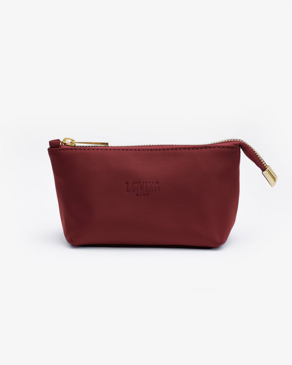 Beauty case in pelle NOAH - BORDEAUX