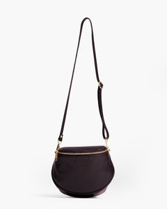 Baby ISABELLA con tracolla in pelle PRUGNA - LOVING BAGS