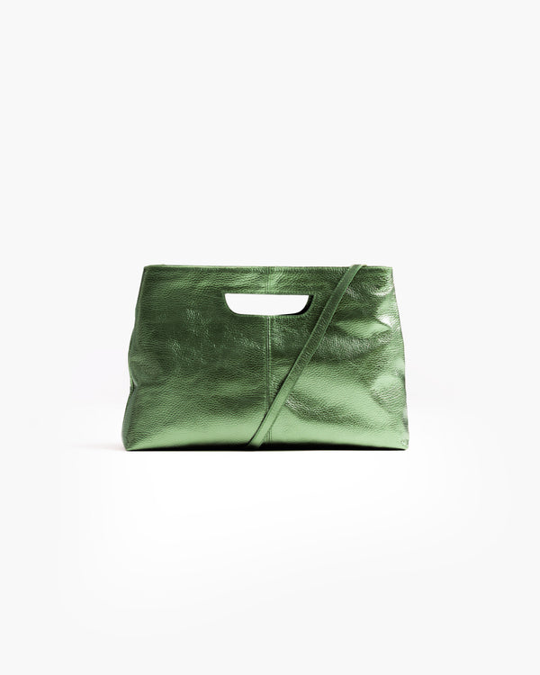 Sac en cuir BABY GRACE METAL vert - LOVING BAGS