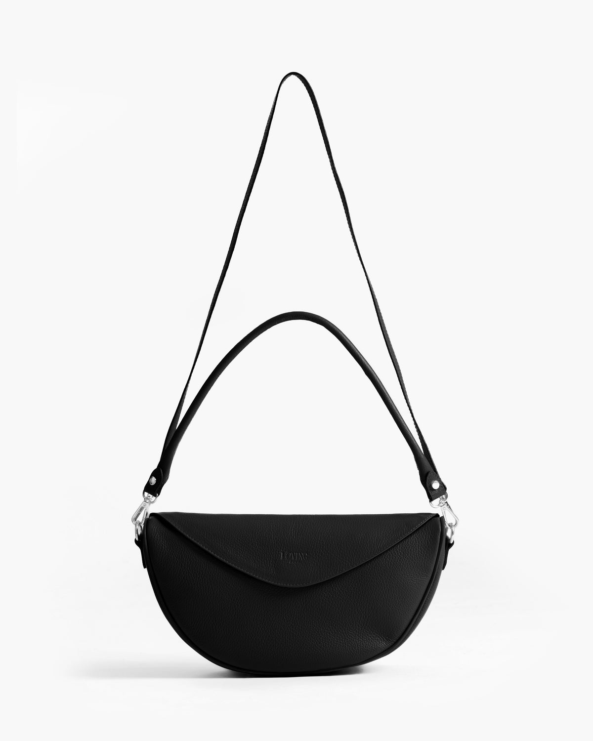 Borsa in pelle BRENDA Nera - LOVING BAGS