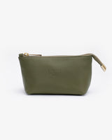 Beauty case in pelle NOAH - VERDE OLIVA
