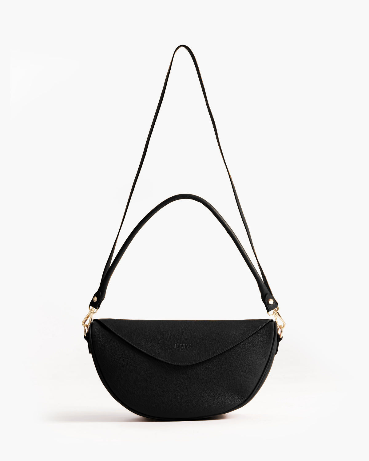 Borsa in pelle BRENDA Nera - LOVING BAGS