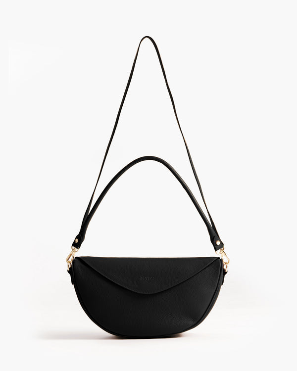 Sac en cuir BRENDA Noir - LOVING BAGS