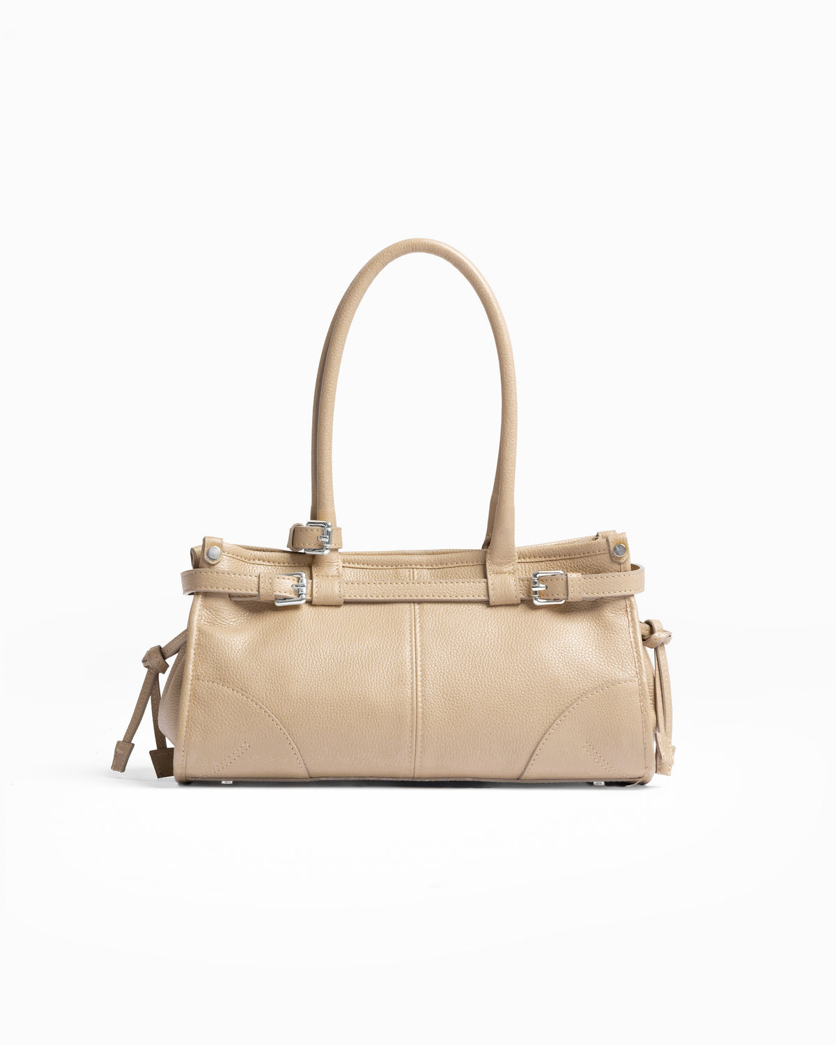 Borsa in pelle VIVIENNE beige - LOVING BAGS