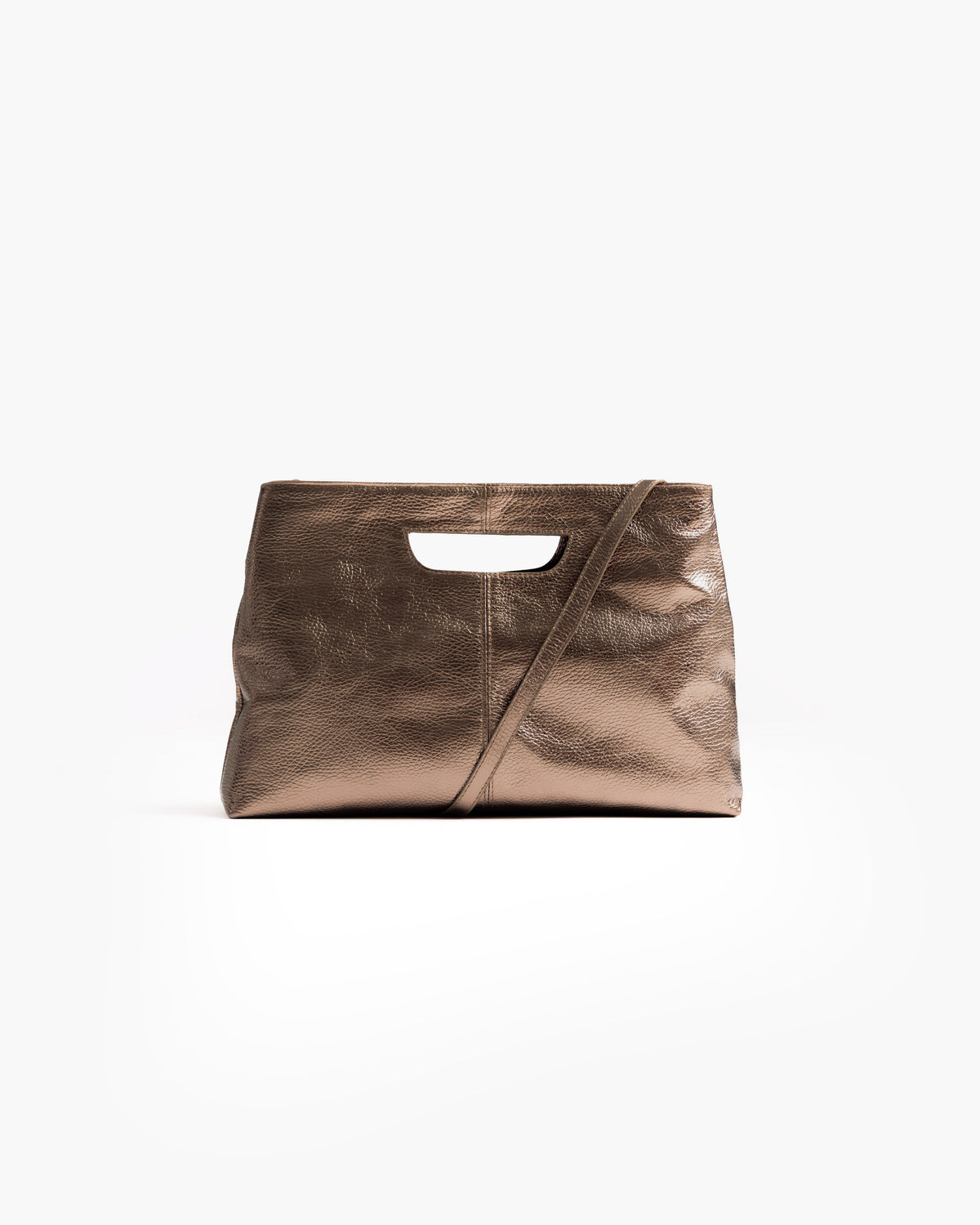 Sac en cuir BABY GRACE METAL bronze - LOVING BAGS