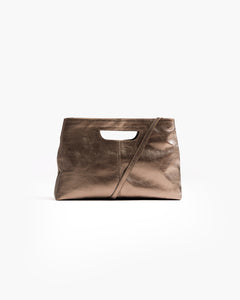 Sac en cuir BABY GRACE METAL bronze - LOVING BAGS