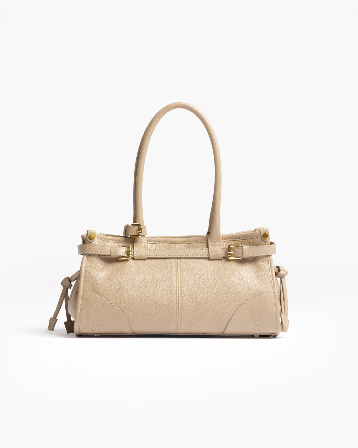 Borsa in pelle VIVIENNE beige - LOVING BAGS
