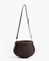 Borsa ISABELLA con tracolla in pelle TESTA DI MORO - LOVING BAGS