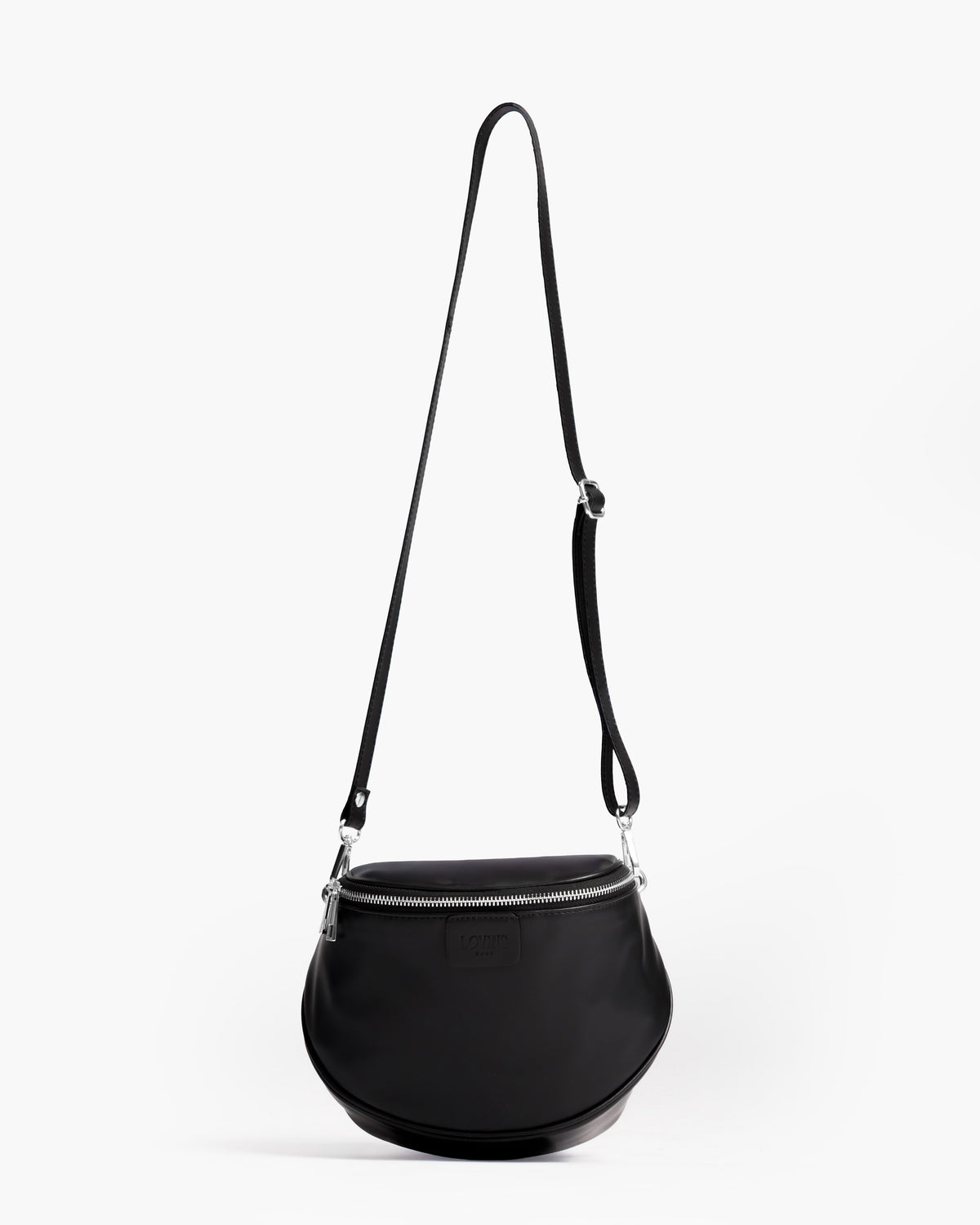 Baby ISABELLA con tracolla in pelle NERA - LOVING BAGS