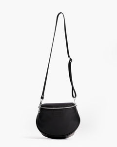 Baby ISABELLA con tracolla in pelle NERA - LOVING BAGS