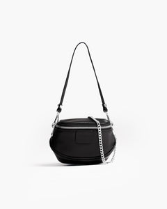 Borsa ISABELLA micro con manico in pelle NERA  - LOVING BAGS