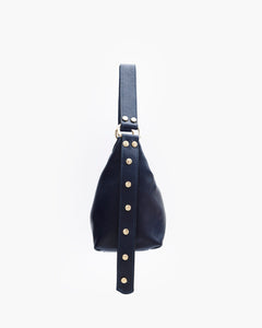 Borsa in pelle CARRIE blu - LOVING BAGS