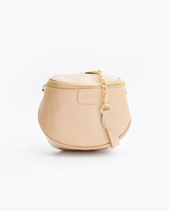 Baby ISABELLA borsa in pelle NUDE - LOVING BAGS