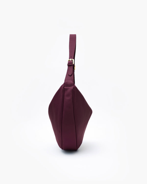 Borsa in pelle RACHEL bordeaux - LOVING BAGS