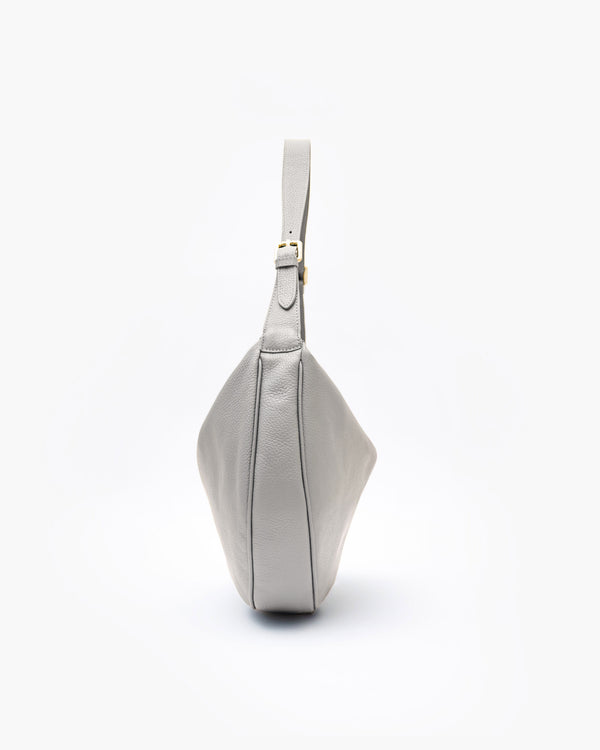 Borsa in pelle RACHEL grigio perla - LOVING BAGS