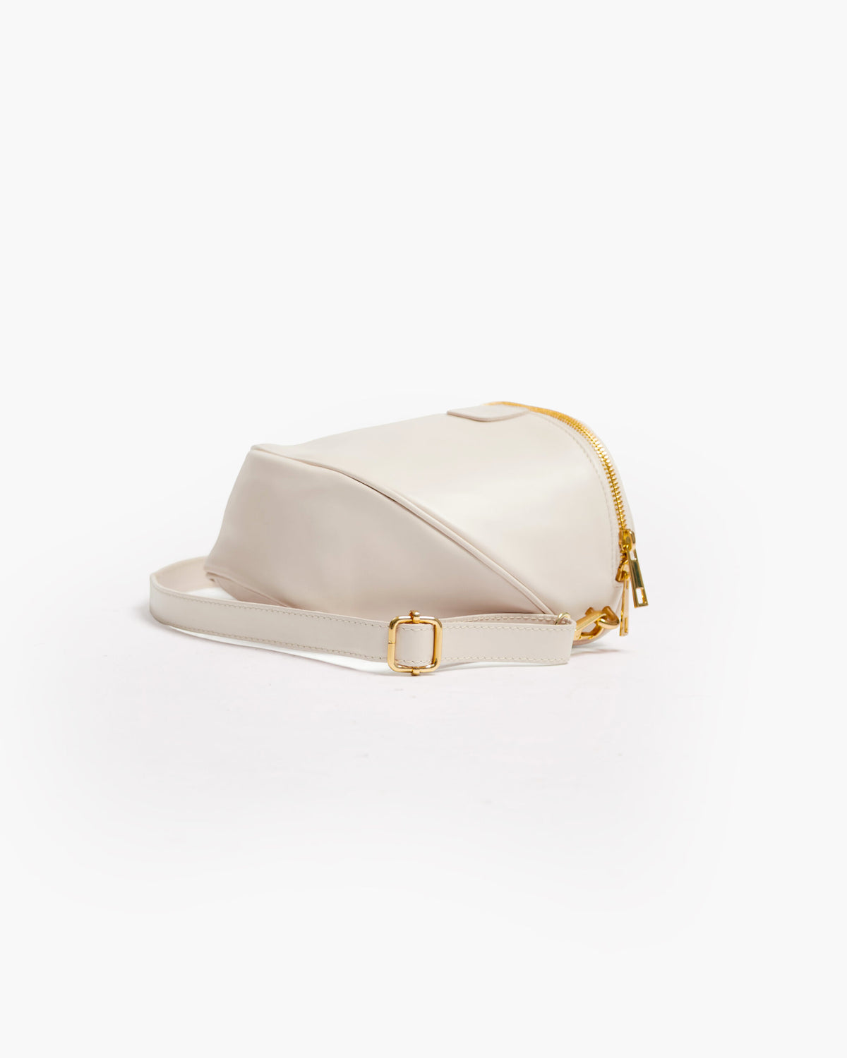 Baby ISABELLA con tracolla in pelle LATTE - LOVING BAGS