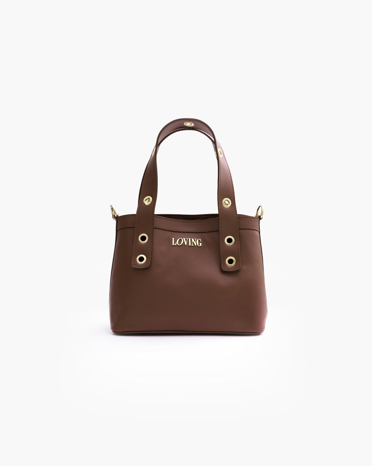 Borsa in pelle Maya MARRONE - LOVING BAGS