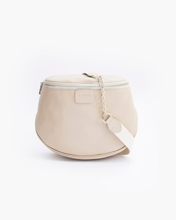 Borsa ISABELLA in pelle CREMA - LOVING BAGS