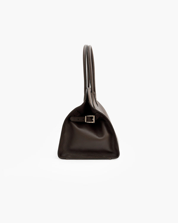 Borsa in pelle WORK testa di moro - MDR STUDIOS
