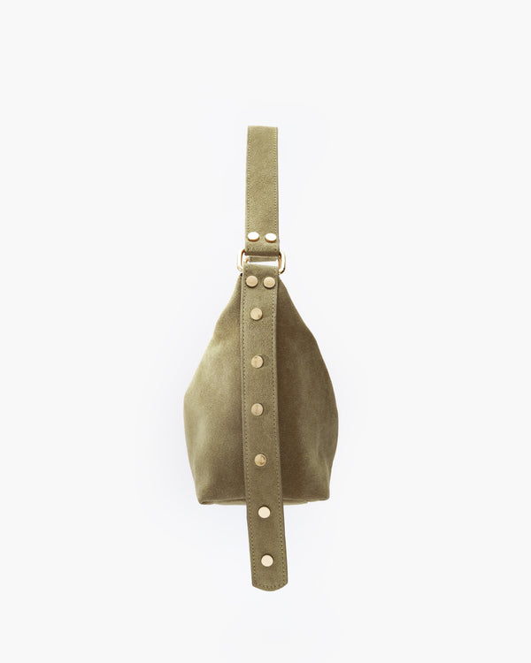 Carrie suede VERDE SALVIA - LOVING BAGS